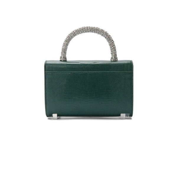 A0027 dark green silver buckle