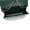 A0027 dark green silver buckle
