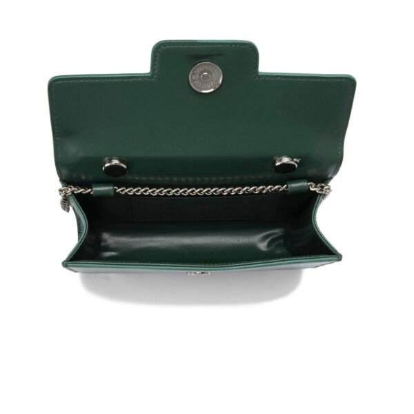 A0027 dark green silver buckle