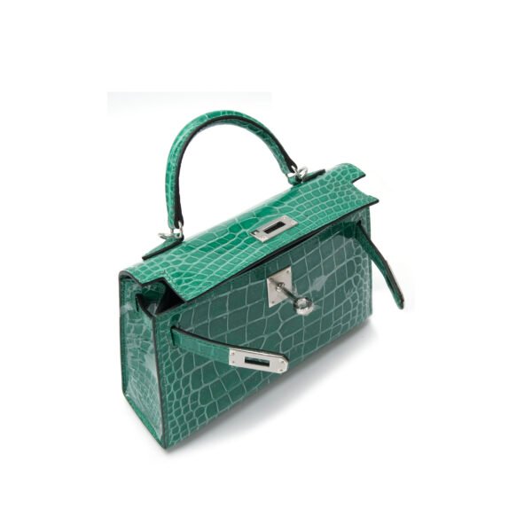 G-018 second generation American high-gloss bamboo green silver buckle