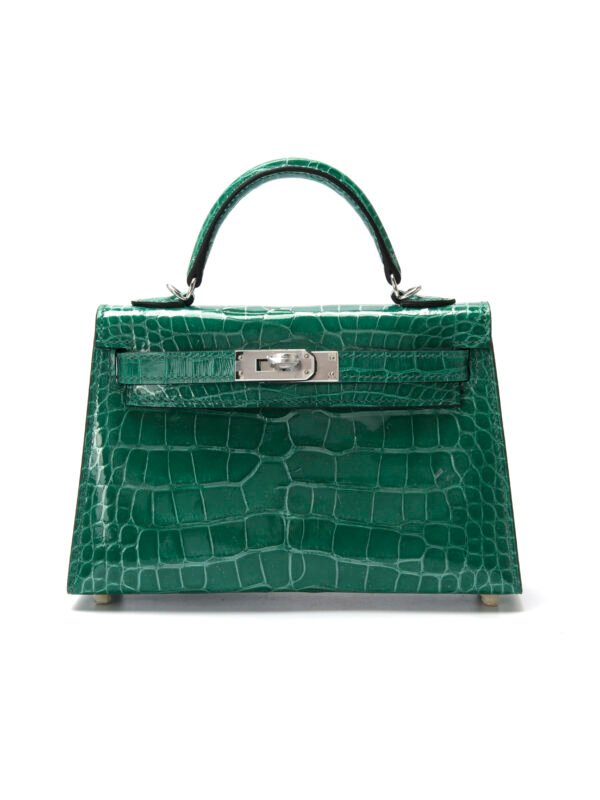 G-018 second generation American high-gloss bamboo green silver buckle