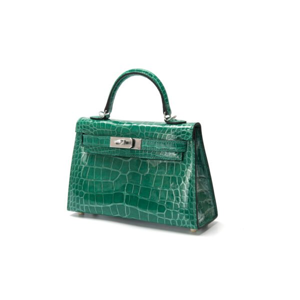 G-018 second generation American high-gloss bamboo green silver buckle